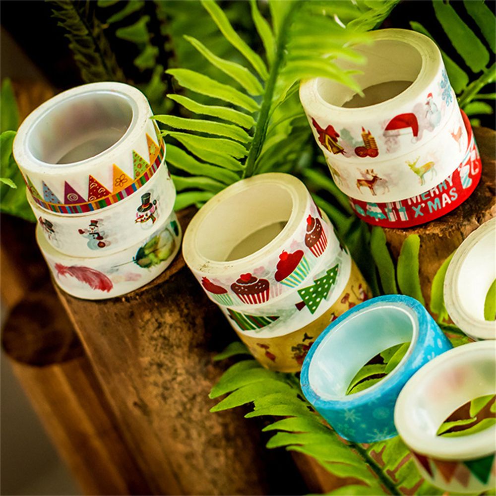 Cuộn băng dính họa tiết giáng sinh dễ thương bắt mắt