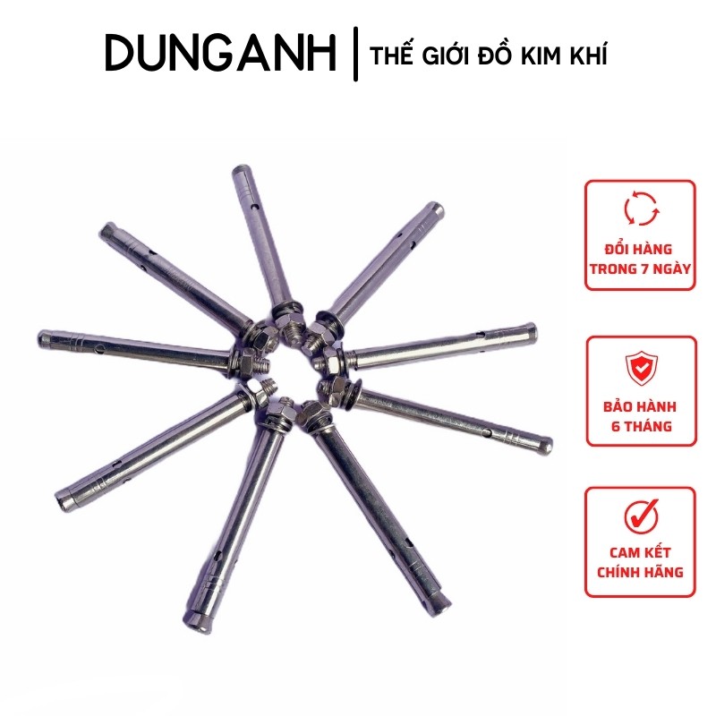 Tắc kê nở Inox kim khí Dung Anh Vít nở Inox