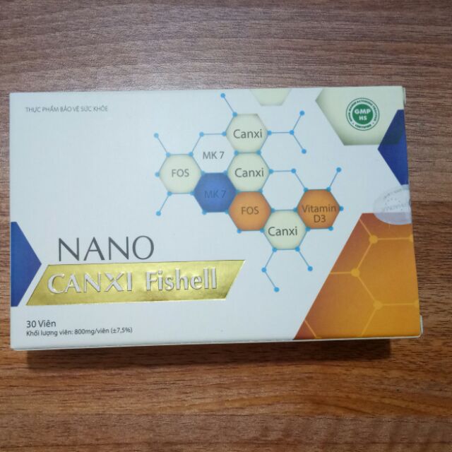 Canxi NaNo. Hộp 30 viên
