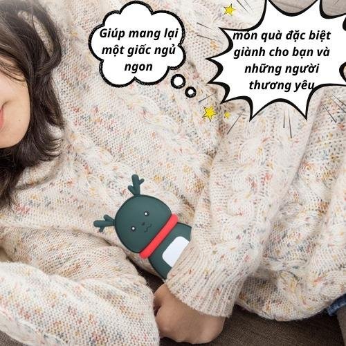 Máy sưởi ấm mini cầm tay thông minh dễ thương kiêm sạc dự phòng - sử dụng liên tục trong 3h, Pin sạc sự phòng 10000 mAh