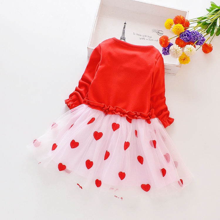 Váy dài tay cho bé gái Váy công chúa thời trang cho trẻ em mới