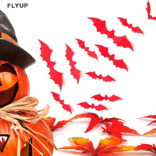 Bộ 12 Con Dơi Đen 3D Trang Trí Halloween