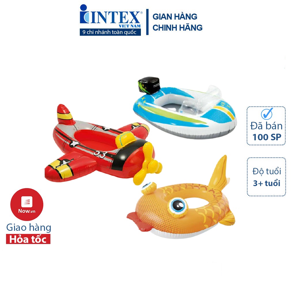 [LIFEMALL9915 - 12% đơn 99K] Phao bơi INTEX 59380-Giao hình ngẫu nhiên