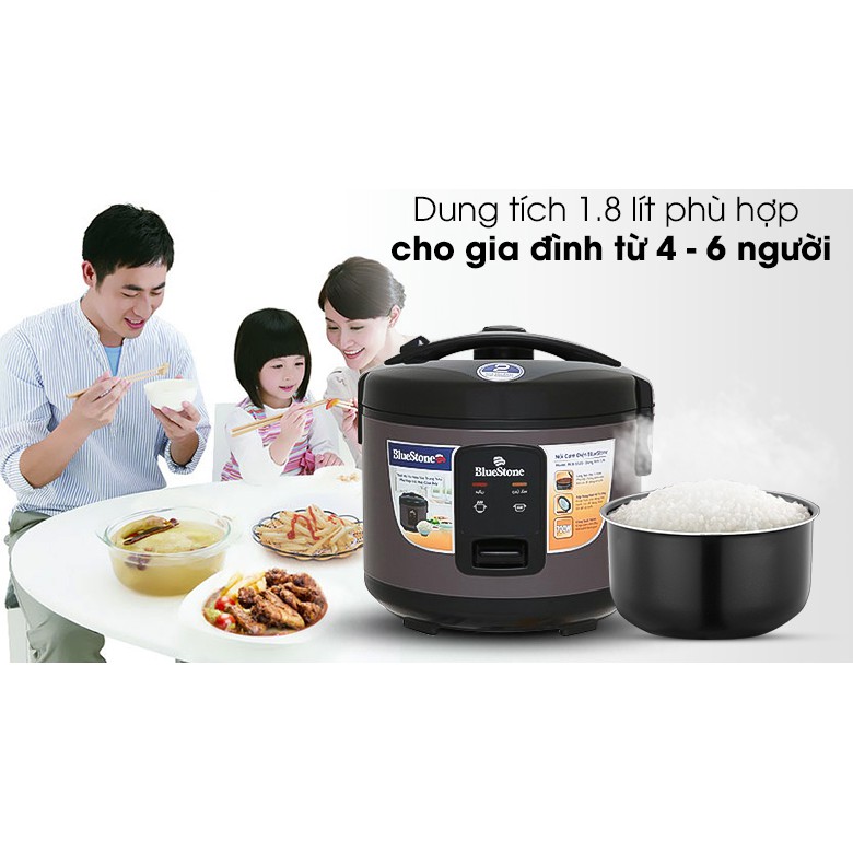 Nồi cơm điện Bluestone 1.8 lít RCB-5520- Hàng chính hãng ( Bảo hành 24 tháng toàn quốc)