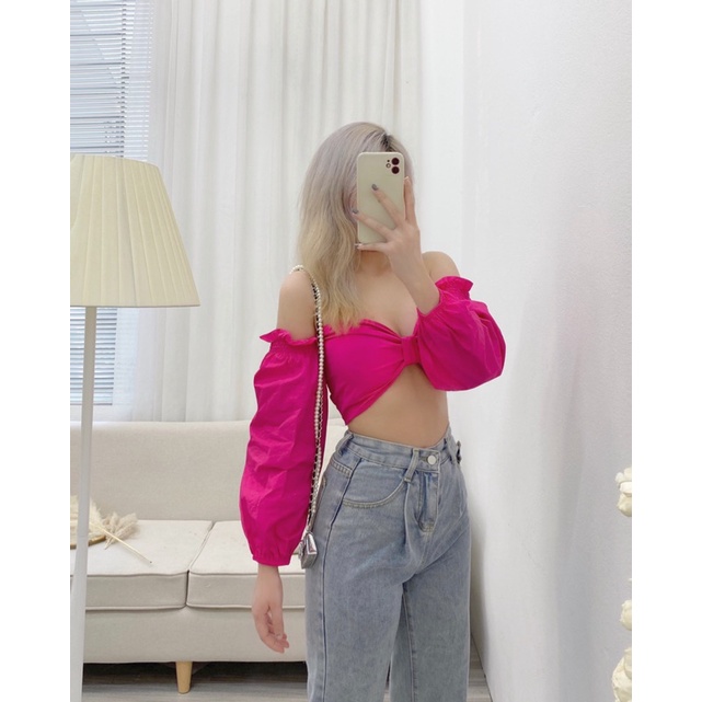 Áo Quây Có Mút Đệm Trong - Chun Lưng, Sexy Cho Các Nàng