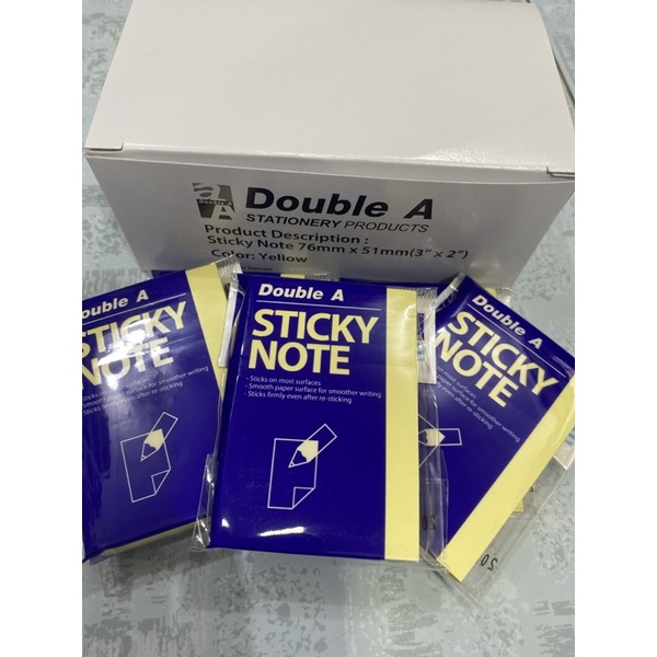 Hộp note double A 2-3 inch 12 xấp
