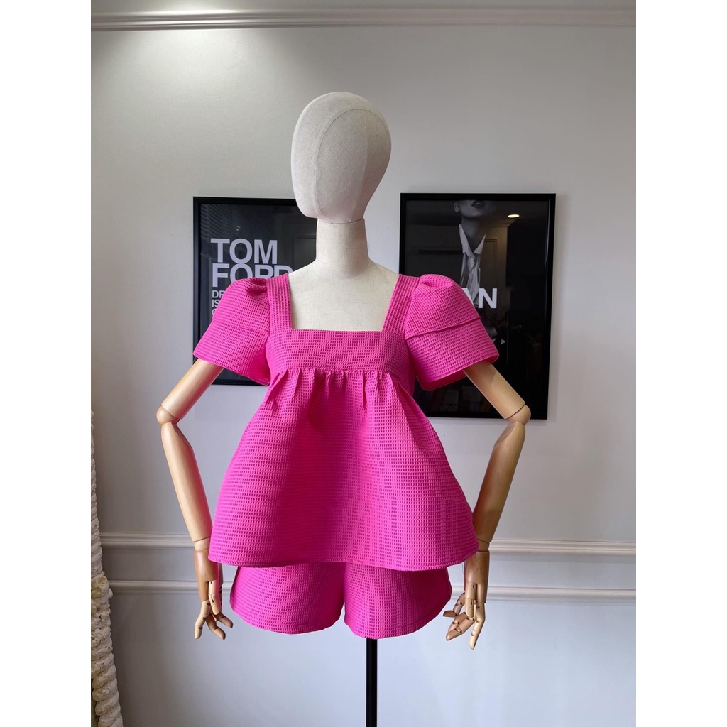 Set Bộ Áo Babydoll Quần Ngắn Mã T7