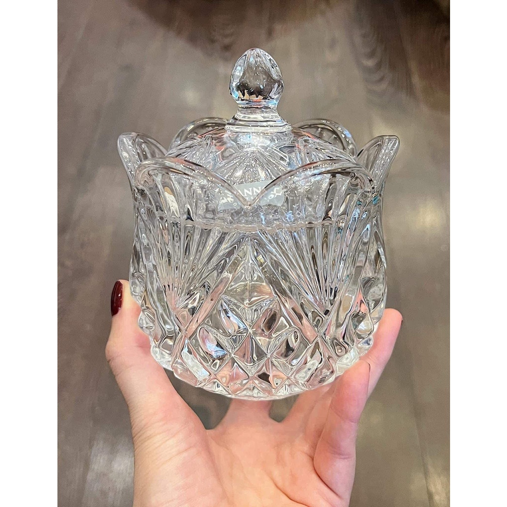 ÂU PHA LÊ CAO CẤP GODINGER HÃNG DUBLIN CÓ NẮP ĐẬY, ĐK 12.5cm