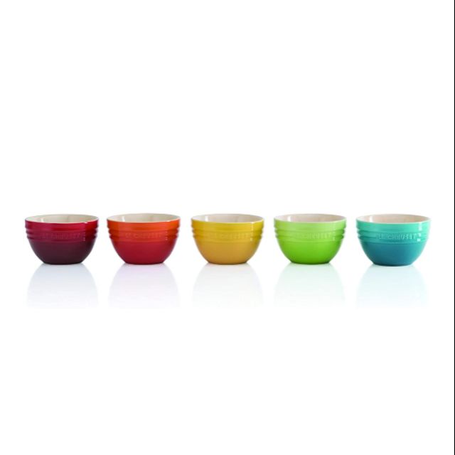 Chén ăn cơm Le creuset rainbow 5 chiếc