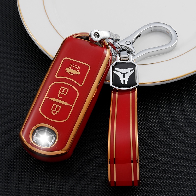 Vỏ Bảo Vệ Chìa Khóa Xe Hơi Mazda 2 3 6 Atenza Axela Demio CX-5 CX5 CX-3 CX7 CX-9 2015 2016 2017 2018 2019