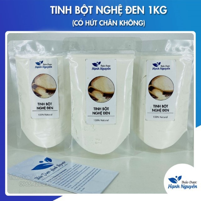Tinh Bột Nghệ Đen 1kg (Có hút chân không)