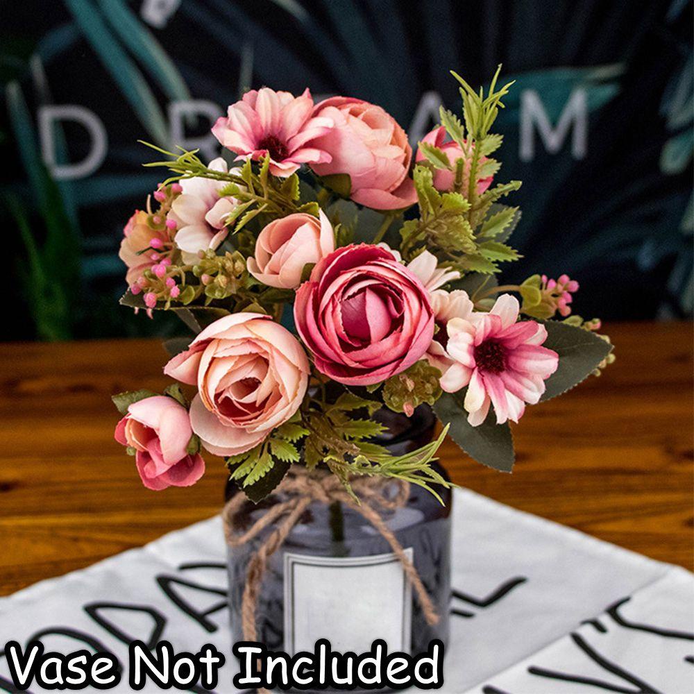 SUYO 1 Bó Hoa Cúc Nhân Tạo Handmade Trang Trí Nội Thất