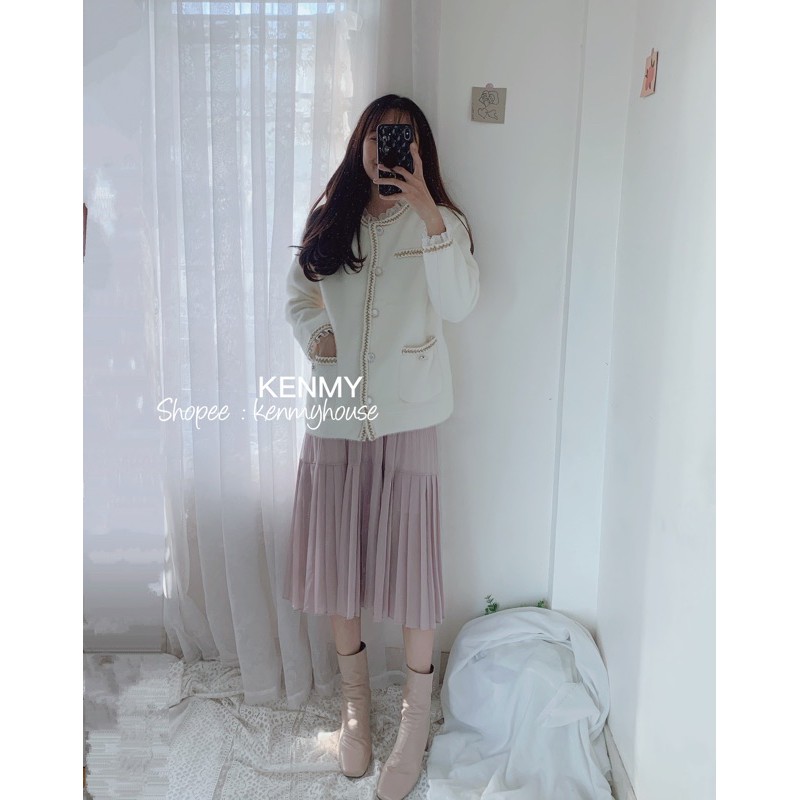Áo len thỏ cúc ngọc