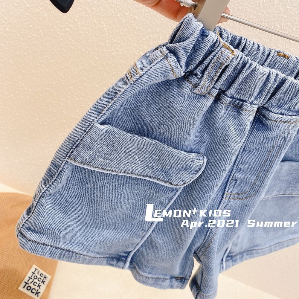[Babycat] Hàng Có Sẵn Quần Jean Ngắn Phong Cách Hàn Quốc Nhật Bản Hàn Quốc Thời Trang Mùa Hè Kiểu Mới Dành Cho Bé Gái 2022