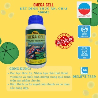 Omega gel dùng kết dính, kích thích cá thèm ăn, cung cấp dha 500ml