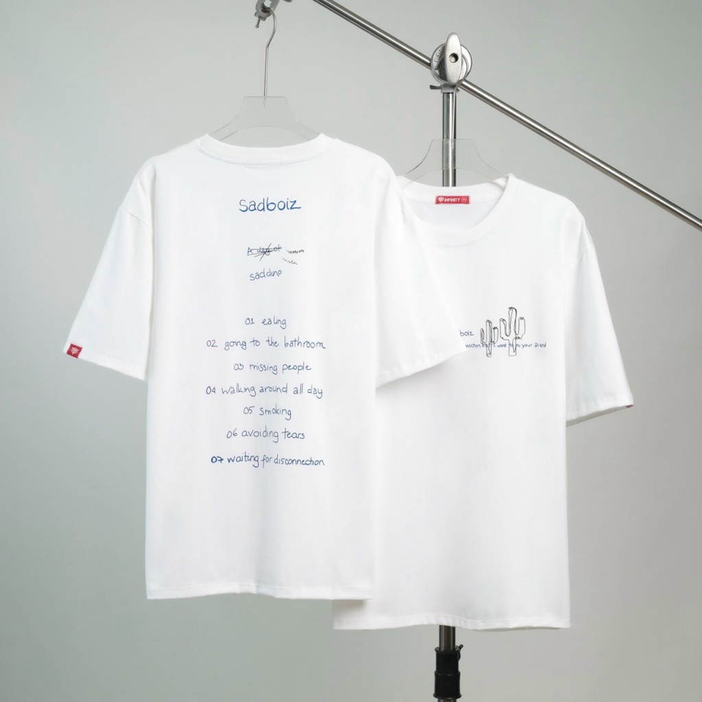 KHẨU TRANG TRƠN 2 MÀU ĐEN TRẮNG DÙNG CHO MÁo thun nam nữ Unisex tay lỡ form rộng Sadboiz Saddino khủng long internet