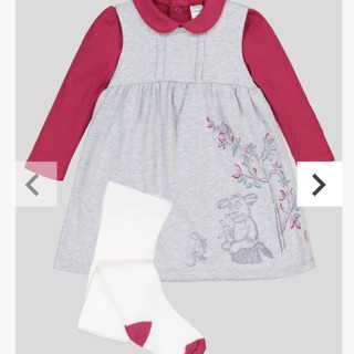 Set váy yếm kèm tất tuclothing