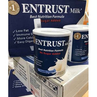 Sữa Entrust 400g cho người tiểu đường của Mỹ