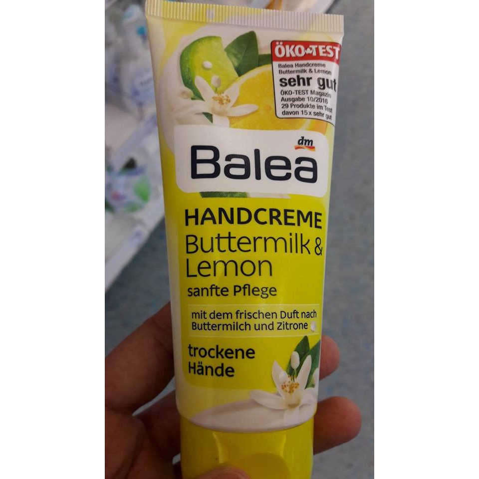 Kem Dưỡng Tay Balea Handcreme Buttermilk & Lemon