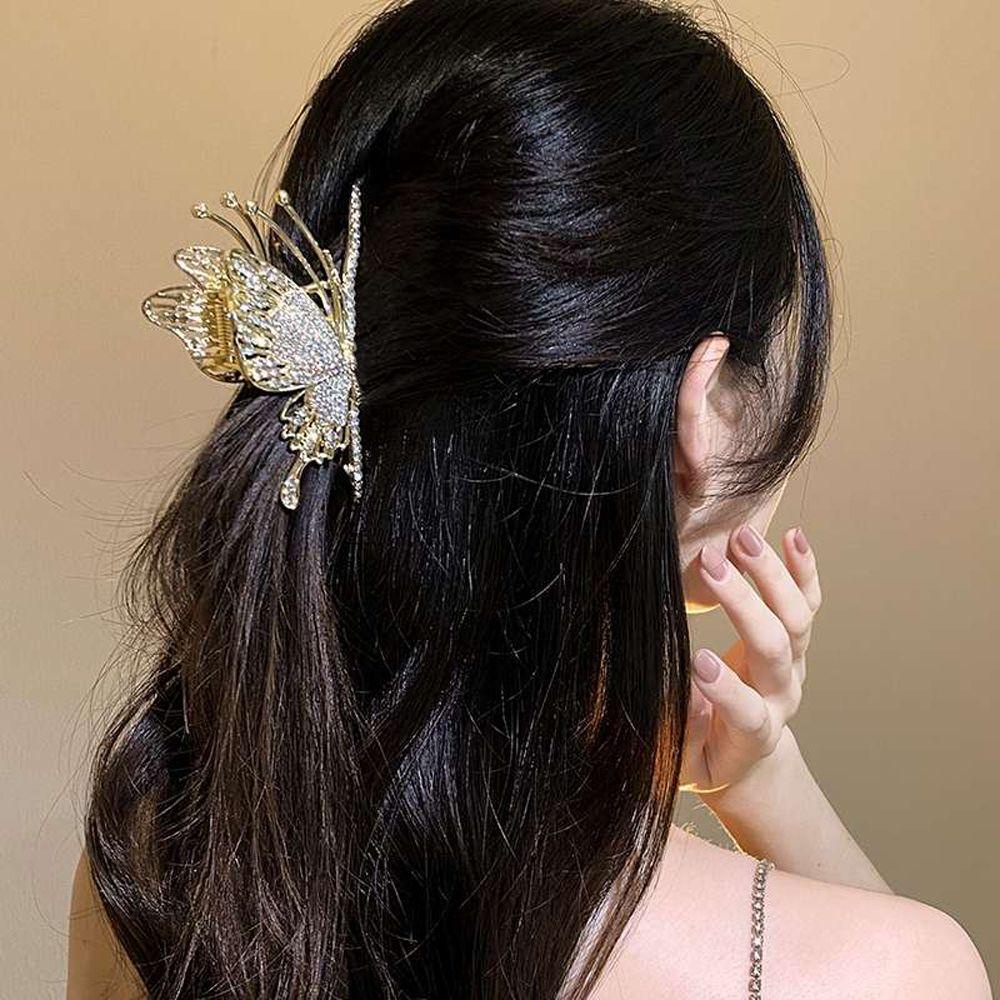 Kẹp Tóc Hình Bướm / Cá Mập Thanh Lịch Cho Nữ
