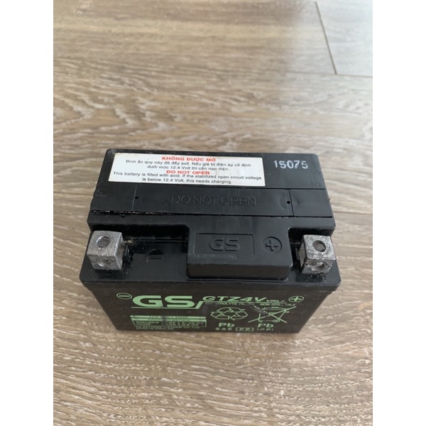 Ắc quy xe máy GS cũ/đã qua sử dụng, 12V 3Ah GTZ4V