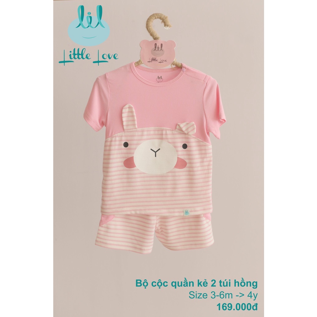 LIL-Little love Bộ quần áo cho trẻ em Hàng Chính Hãng