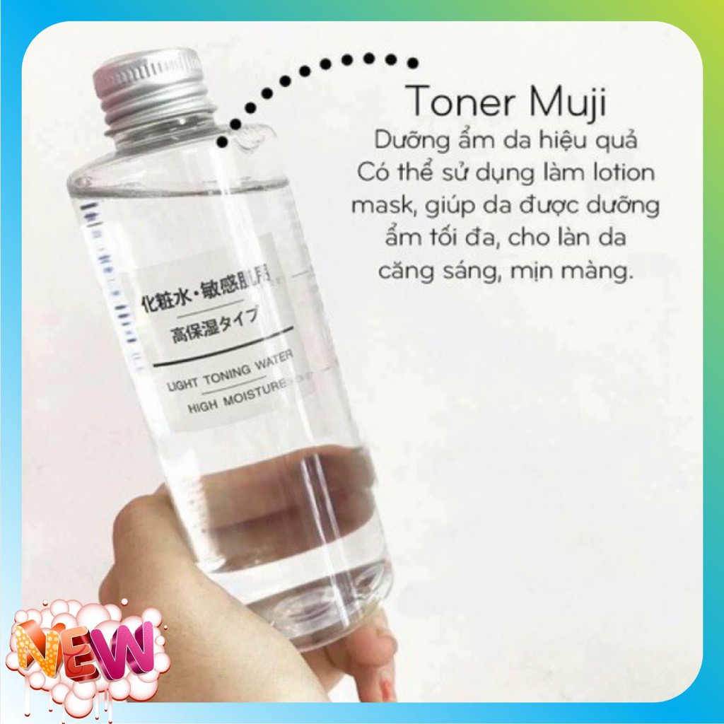 Nước hoa hồng Muji Light Toning Water chính hãng 200ml
