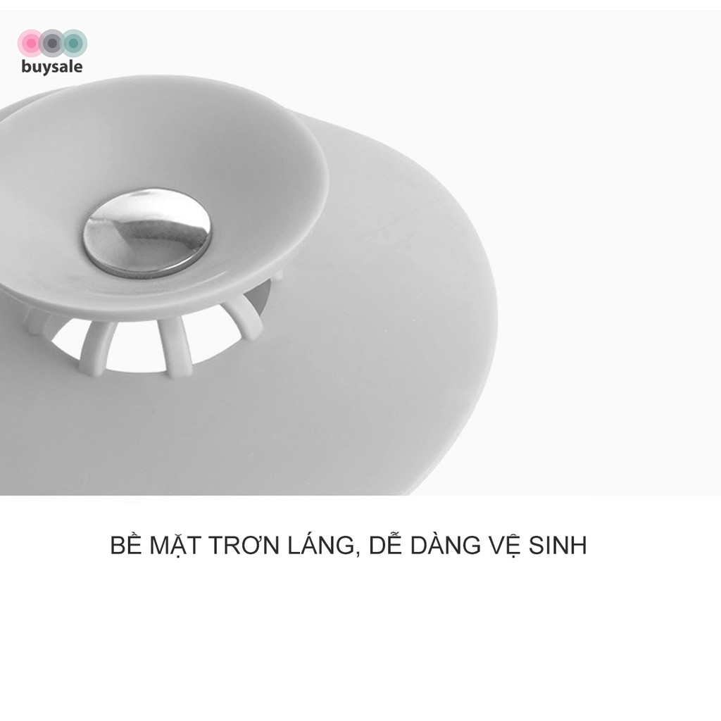 Nắp chặn rác ngăn mùi, chống gián bò lên từ miệng cống - buysale - BSPK142