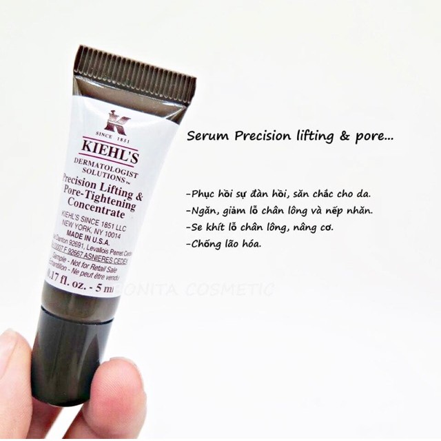 [KIEHL.S] Tinh chất thu nhỏ lỗ chân lông minisize 5ml