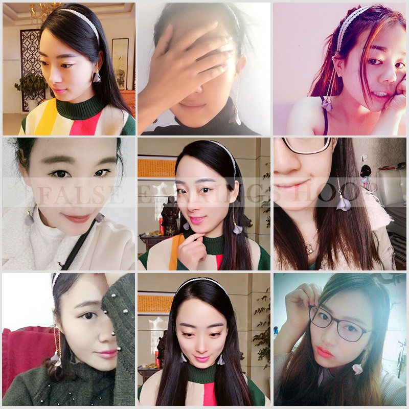 [Rẻ] Cài tóc giả bông tai Hàn Quốc [HN] [THS] [Đơn 50k tặng phần quà dễ thương]