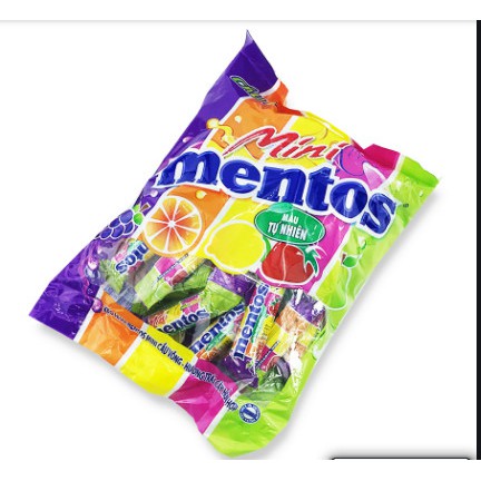 Gói 24 Thỏi Mentos Cầu Vồng Mini