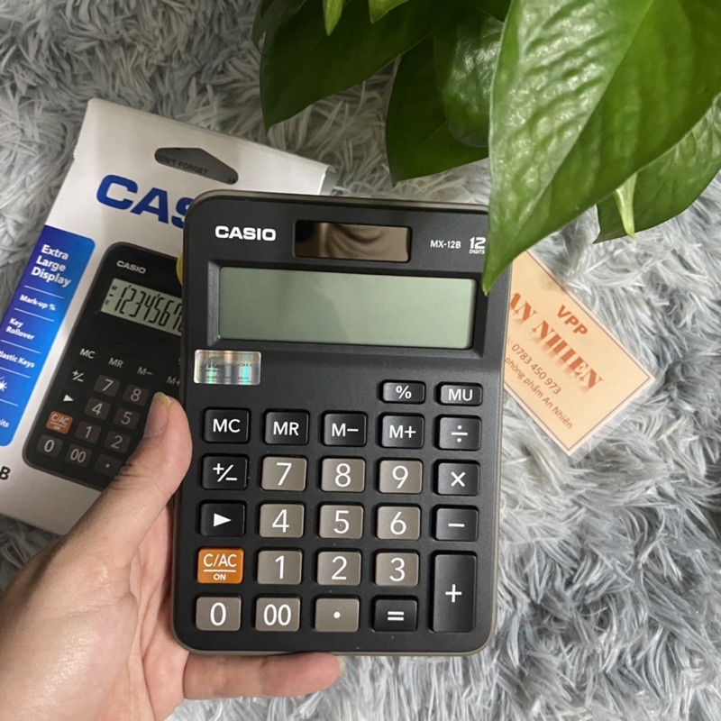 Máy Tính Casio MX-12B ̃MX-120B, Hàng Chính Hãng
