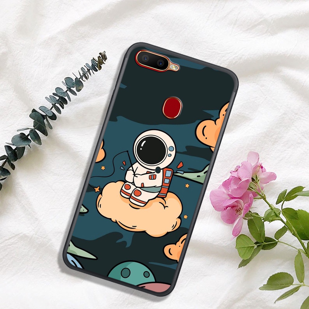 [ SIÊU HOT] ỐP LƯNG OPPO A5S/A7/A12/F9 , IN HÌNH ASTRONAUT TIỂU ĐỘI PHI-HÀNH-GIA, MÀU SẮC CỰC BẮT MẮT