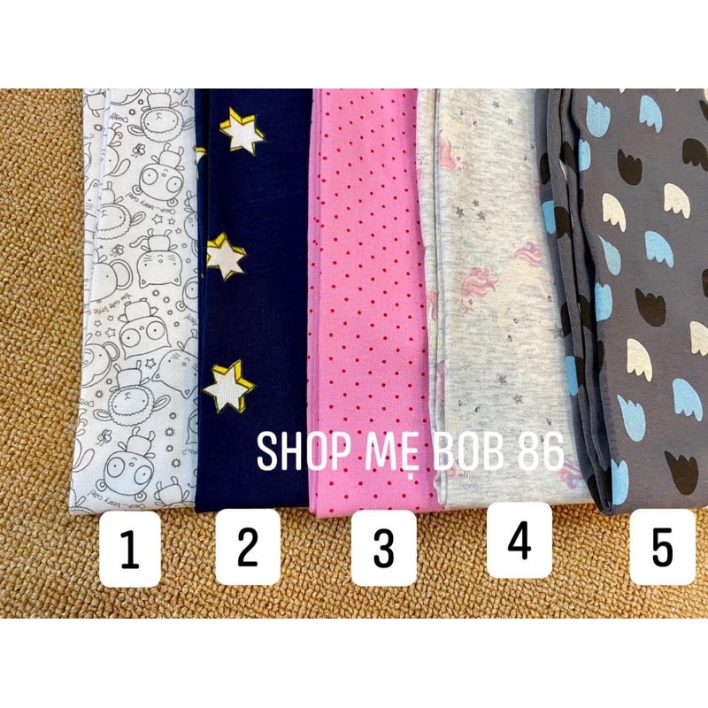 QUẦN LEGGING 100% cotton xịn mịn cho Bé gái