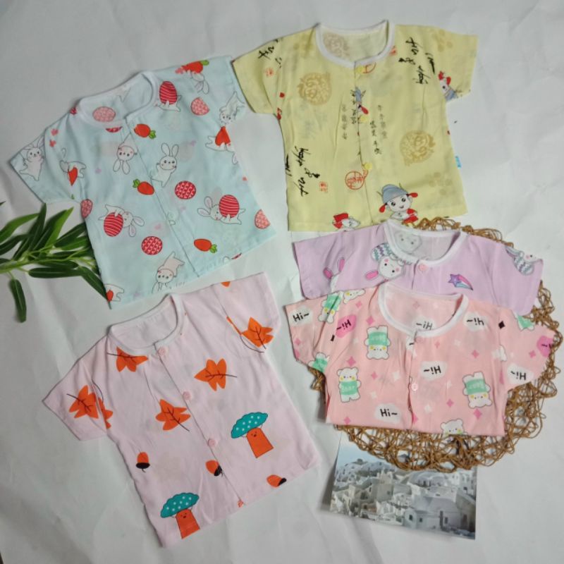 Áo Cộc Vải Lanh Mềm Mát Mùa Hè Cho Bé Trai, Bé Gái 3-10kg