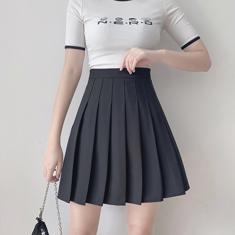Chân Váy Xếp Ly Tennis Skirt  Dáng Ngắn Phong Cách Hàn Quốc