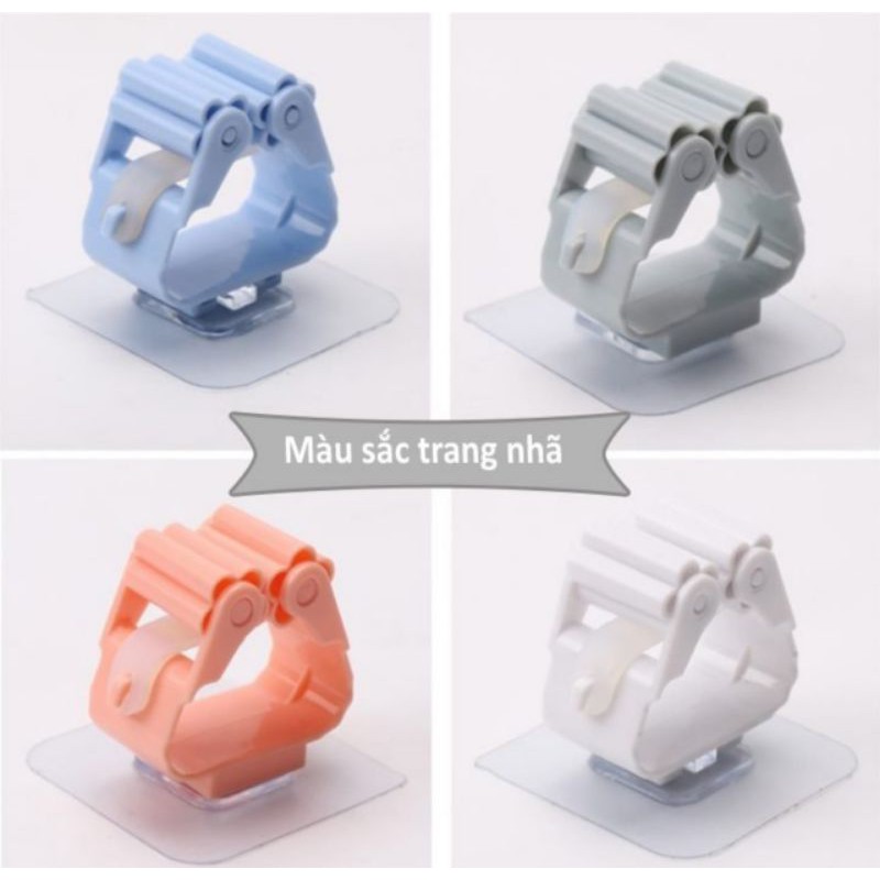 Móc kẹp chổi dán tường chịu nước