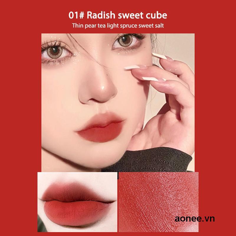 ✨✨pink coco Son Môi Dạng Lỏng Chống Dính Cốc Không Phai Màu Thiết Kế Vỏ Màu Vàng Thời Trang