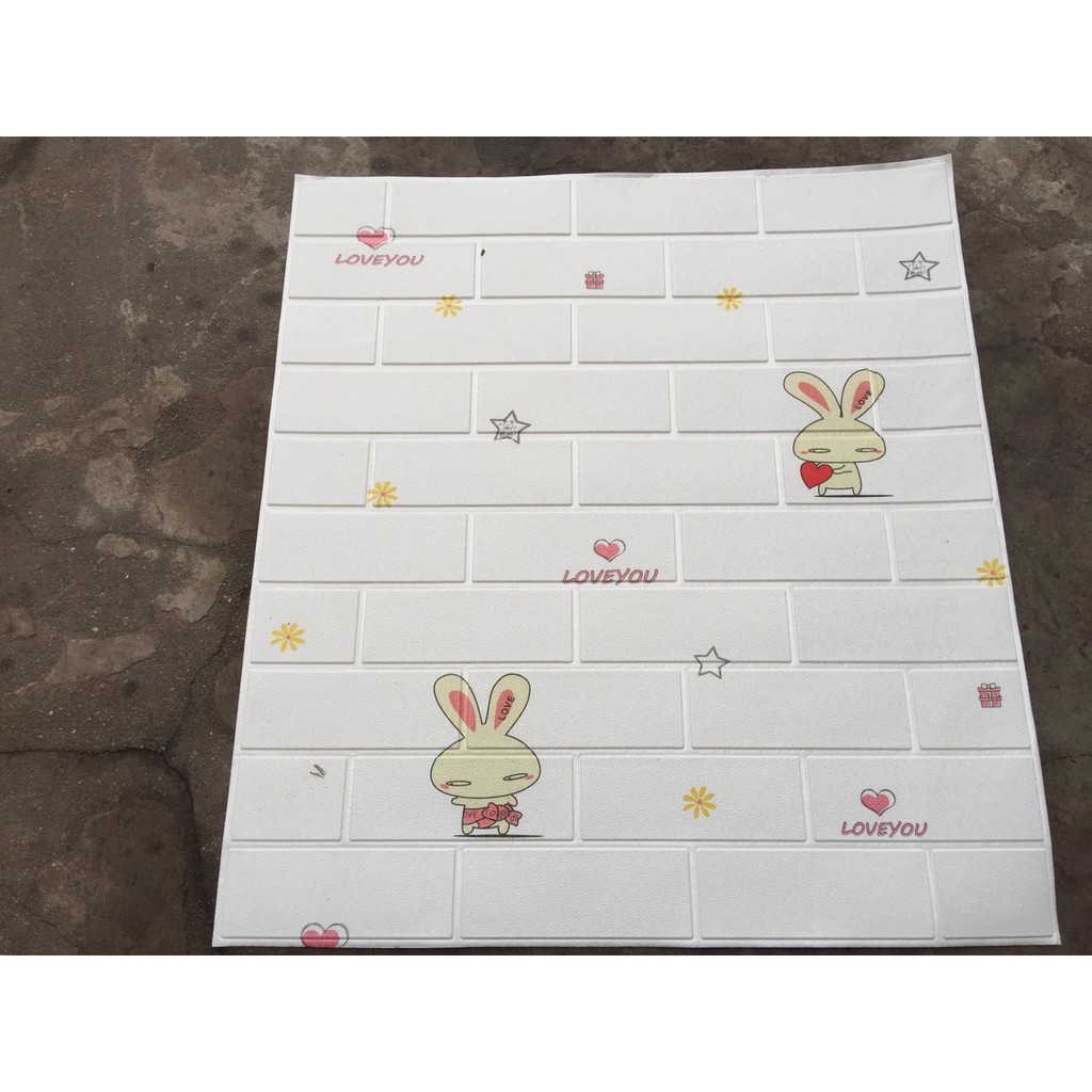 Xốp dán tường [ in hình 3D ngộ nghĩnh ][ giá thanh lý ]- NỘI THẤT CHÍ LINH | BigBuy360 - bigbuy360.vn