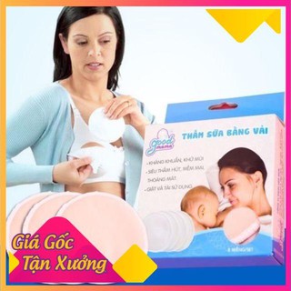 Miếng lót thấm sữa bằng vải tiết kiệm, giặt được Good Mama ( Hộp 8 miếng )