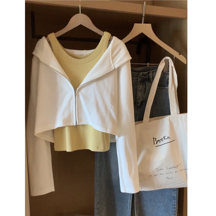 Áo Khoác Khóa Kéo Đôi Cao Cấp 55548