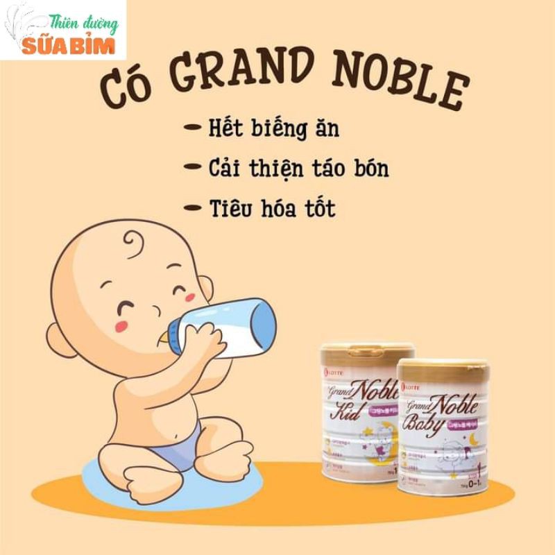 Sữa bột Grand Nobe kid Lotte Foods 2_750g