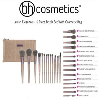 Bộ cọ Bh cosmetics Lavish Elegance 15 cây.