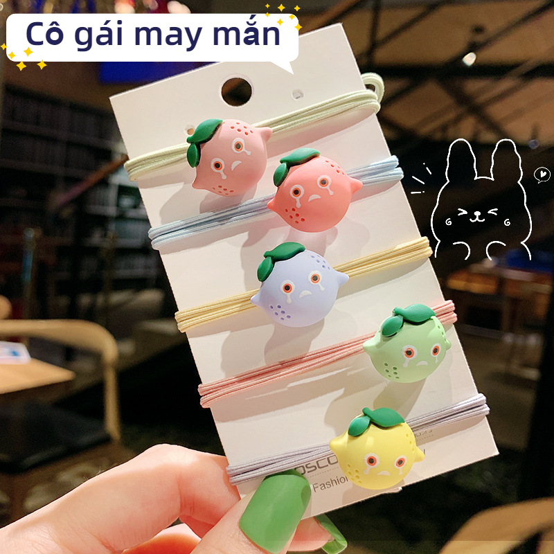 Dây Buộc Tóc Nữ Hình Tròn Đáng Yêu