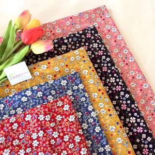 V252🌈 VẢI TWILL HOẠ TIẾT NHẬT BẢN MAY ĐỒ CHO TRẺ EM, DOLL, OBITSU, DIY, DECOR, HANDMADE, QUILTING, SCRUNCHIES