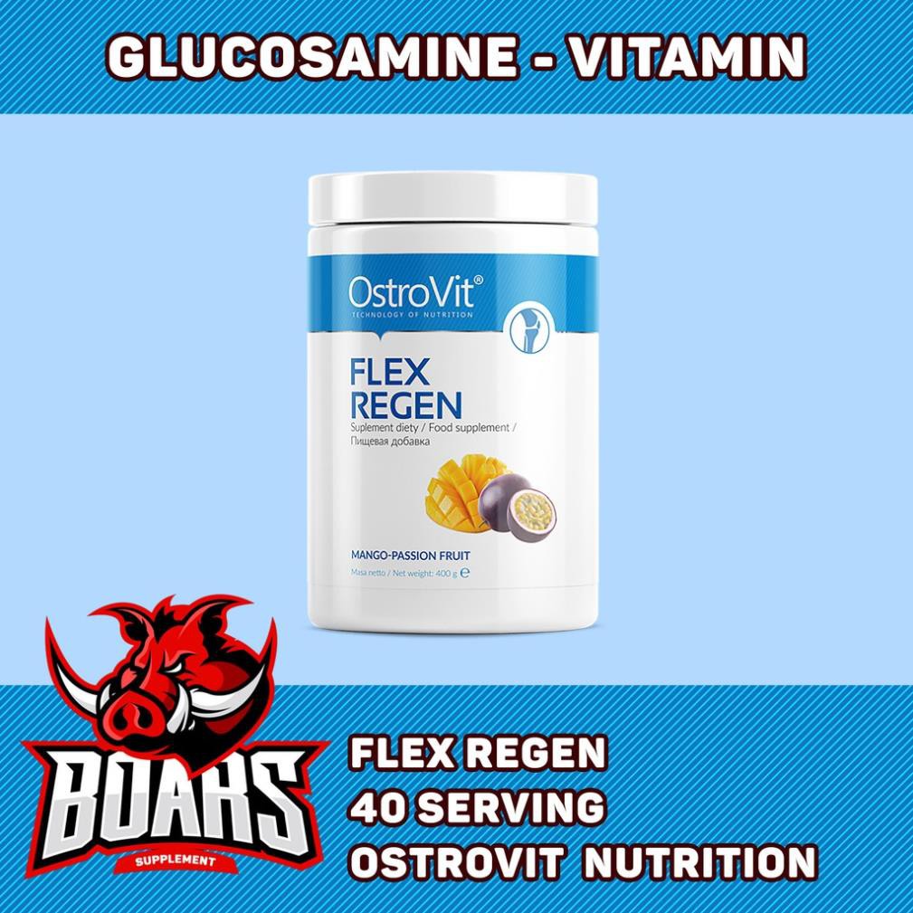 OSTROVIT FLEX REGEN - BỔ SUNG GLUCOSAMINE, VITAMIN D3, K2, MAGNESIUM, VITAMIN B6 GIÚP XƯƠNG CHẮC KHỎE