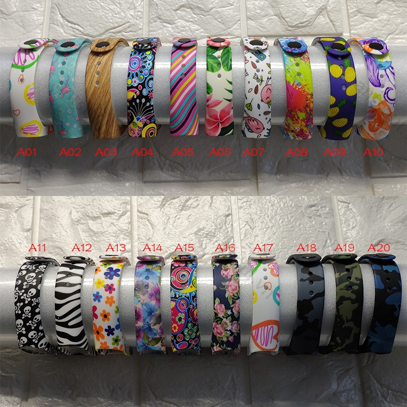 Dây Đeo Silicon Nhiều Màu Cho Đồng Hồ Thông Minh Xiaomi Mi Band 3 4 Band3 Band4 Strap