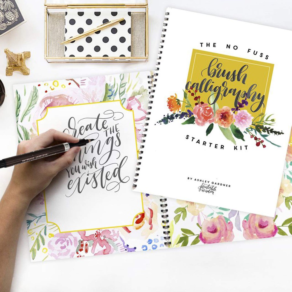 Set 3 Bút Lông Mực Đen Viết Thư Pháp Thiết Kế Nghệ Thuật Ngòi Mảnh Vừa C6867