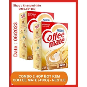 Combo 2 Hộp Bột kem coffee mate 450gram - Nestle