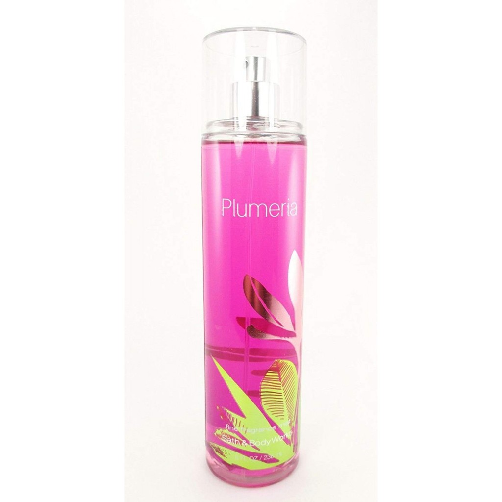 [𝐌Ẫ𝐔 𝐓𝐇Ử 𝐌𝐈𝐍𝐈 ] Xịt Thơm Bath & Body Works Fine Fragrance Mist Hương - PLUMERIA | Thế Giới Skin Care